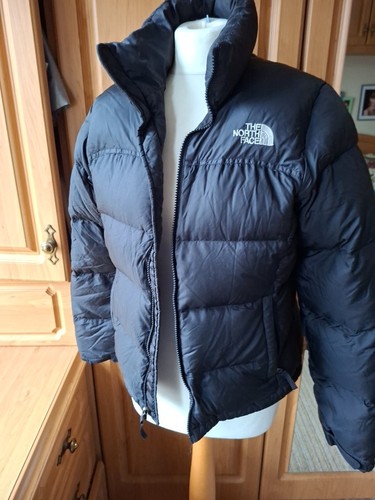 Black goose down puffer - s/p,